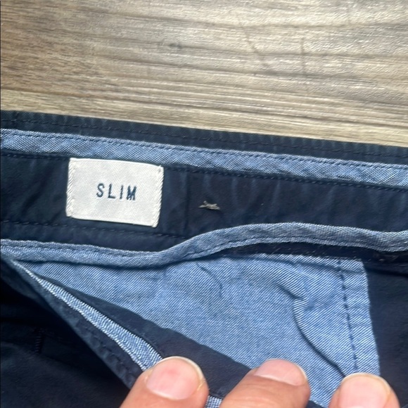 Penguin Slim Fit Men's Navy Blue Shorts 35” - Picture 3 of 3